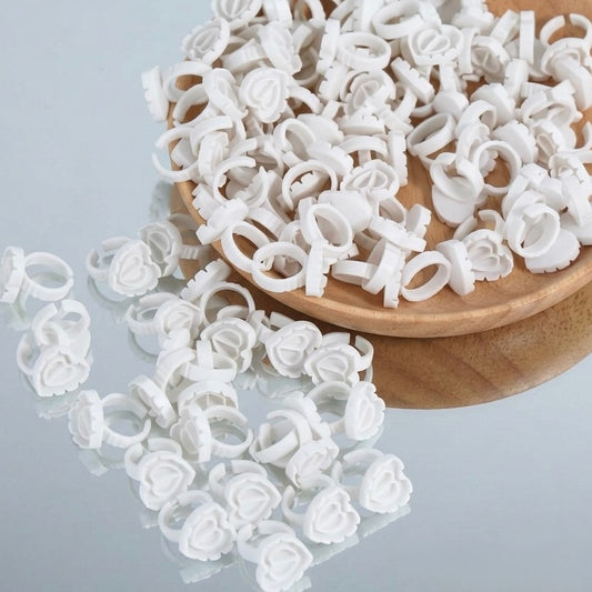 Eyelash Adhesive Rings (50pcs)